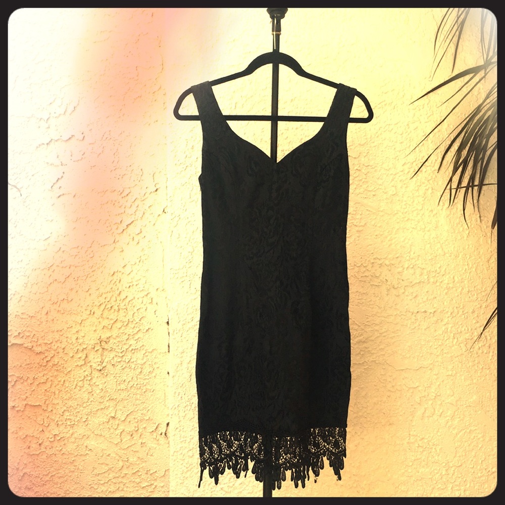 Vintage Frederick’s of Hollywood black dress small